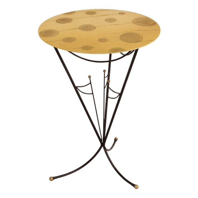 Coffee Table in Glass, Metal and Brass by Marta Marzotto For Sale