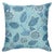 Contemporary Schumacher Kava Cay Indoor/Outdoor Pillow 18" x 18" in Blues For Sale - Image 3 of 3