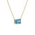 Swiss Blue Topaz Beautiful Necklace - Stacking Gemstone Dainty Necklace For Sale - Image 4 of 4