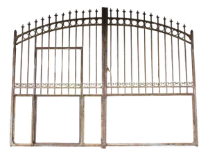 Antique Iron Property Gate