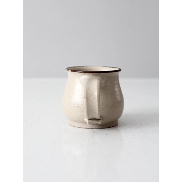 Late 20th Century Vintage Studio Pottery Mug For Sale - Image 5 of 13