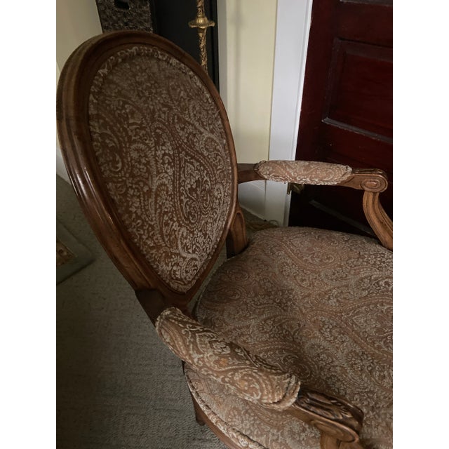 Henredon Barbara Barry Style Empire Henredon Club Arm Chair For Sale - Image 4 of 9