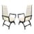 1950s Baker Style Athena Klismos Lounge Chairs For Sale
