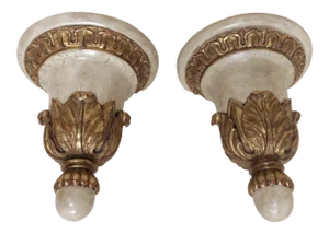 Antique Italian Wall Brackets - A Pair