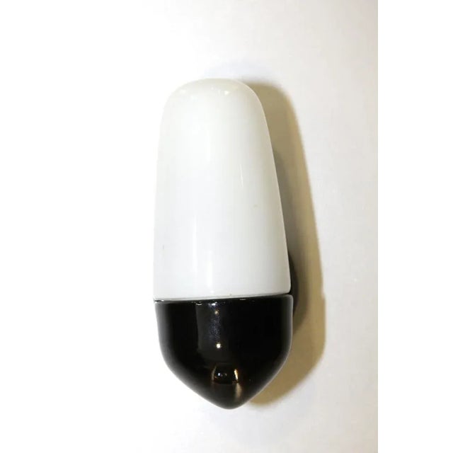 Glass German Wall Light by Wilhelm Wagenfeld for Lindner, 1950s For Sale - Image 7 of 9