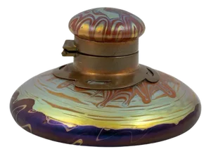 Art Noveau Inkwell from Johann Loetz Witwe, 1900s