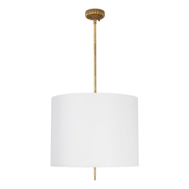 Regina Andrew Clove Pendant Small, Natural Linen Shade For Sale