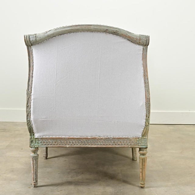 Swedish Gustavian 18th Century Large Painted Daybed For Sale - Image 4 of 12