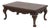 Mahogany Large Carved Cocktail Coffee Table For Sale