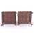 Brown Pair of Mid Century Chinese Asian Rosewood Arm Chairs With Matching Dream Stone (Marble) Inserts, Elaborate Carving, Needlepoint Seat Cushions For Sale - Image 8 of 18