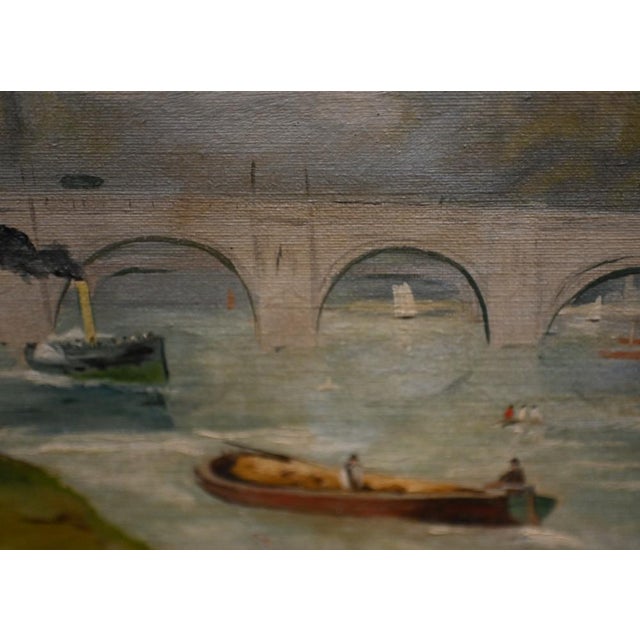 Harold Gregson, Henley on Thames Riverscape, 1870, Oil Painting, Framed For Sale - Image 4 of 16
