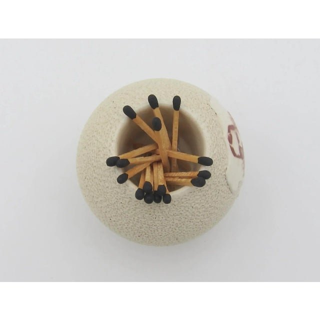 Ceramic Antique English Moorcroft Match Striker Commemorating Lord Kitchener For Sale - Image 7 of 10