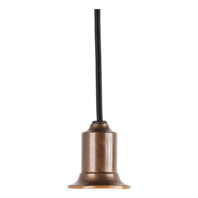 Pendant Lamp in Burnished Brass and Opal Glass by Poul Henningsen for Louis Poulsen For Sale
