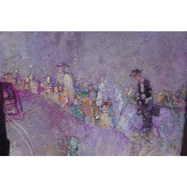 Allen Gilbert Cram, the Queen of the Fiesta Study in Mauve and Scarlet Circa 1925, Framed For Sale - Image 10 of 11