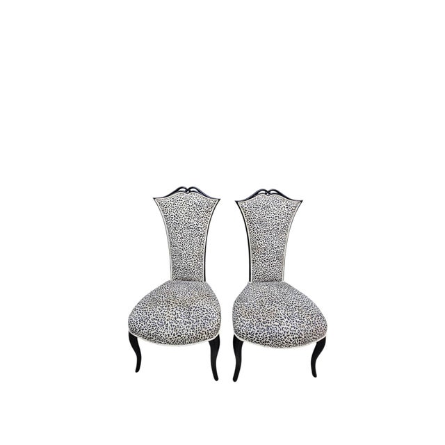 Mid 20th Century 6 French Art Deco Style Dining Chairs Inspired by Christopher Guy For Sale - Image 12 of 12