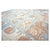 Textile 21st Century Turkish Donegal Oushak 8x11 Blue, Ivory, & Clay Area Rug #1140682 For Sale - Image 7 of 11
