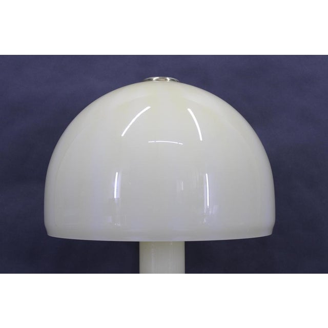 Vintage Italian Glass Mushroom Table Lamp, 1970s For Sale - Image 4 of 11
