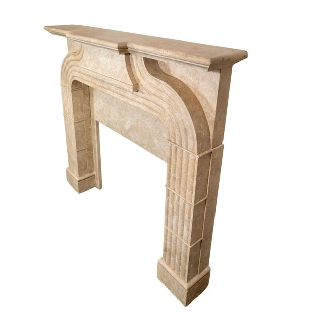 Italian Travertine Mantel For Sale In Nashville - Image 6 of 6