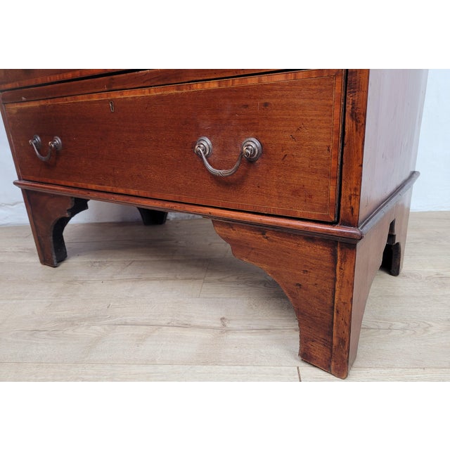 Edwardian Writing Secretary with Shell Motif, 1910s For Sale - Image 15 of 18