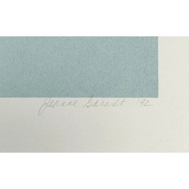 1992 'Blue Ice' Limited Edition Lithograph by Jeanne Garant For Sale - Image 4 of 4