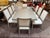 Design Plus Gallery presents a Dining Room Set from Restoration Hardware. There is a group of eight chairs that encompass...