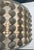 Original retail $3740, stylish Currey & Company Organic Modern Beige Wood Bead Holcroft Chandelier, White wrought iron...