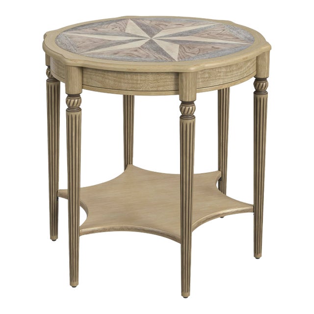 Bainbridge Side Table, Beige For Sale