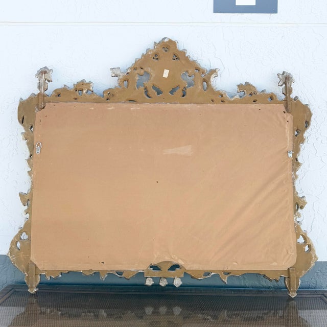 Italian Antique-Style Venetian Mantel Mirror For Sale - Image 11 of 11