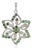 Art Nouveau Inspired 1.25 Ct Tsavorite Openwork Floral Pendant by Carat&Her For Sale