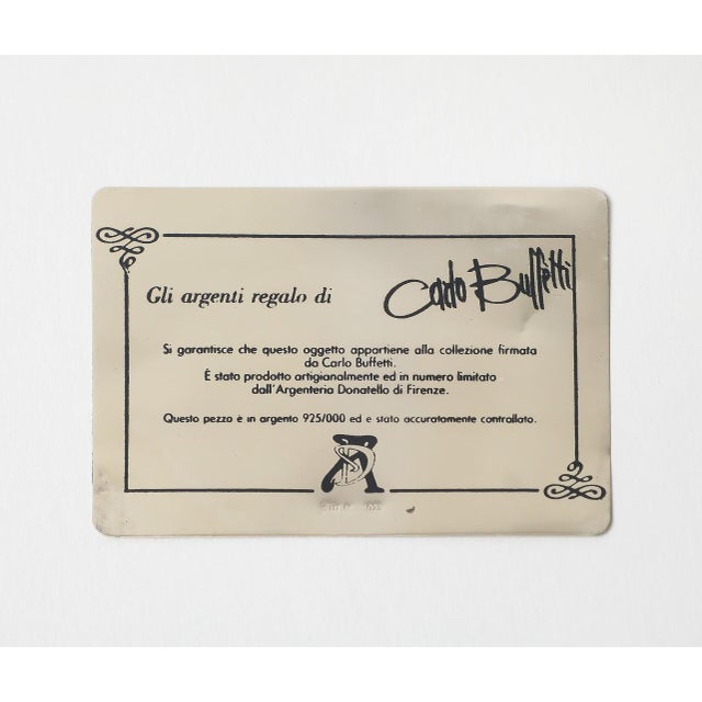 Art Deco Carlo Bulletti Sterling Silver Address Book With Original Box, C. 1970 For Sale - Image 3 of 10