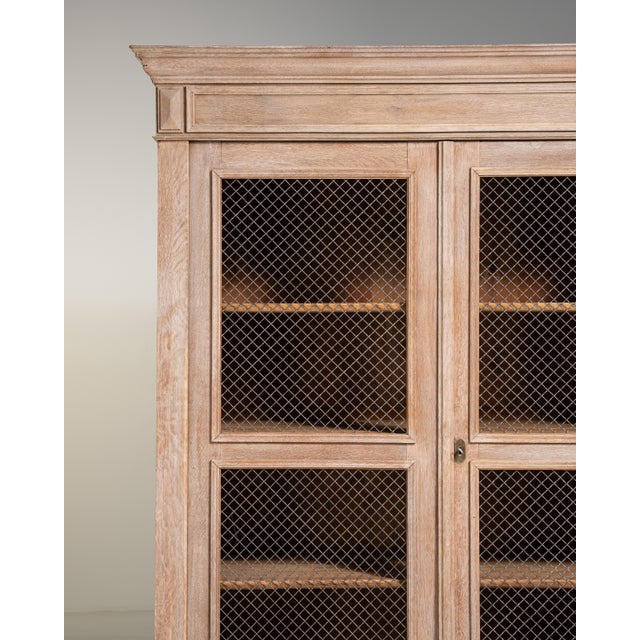 Louis Philippe Vitrine with Mesh Doors, Antique, France, Circa 1880 For Sale In Greensboro - Image 6 of 17