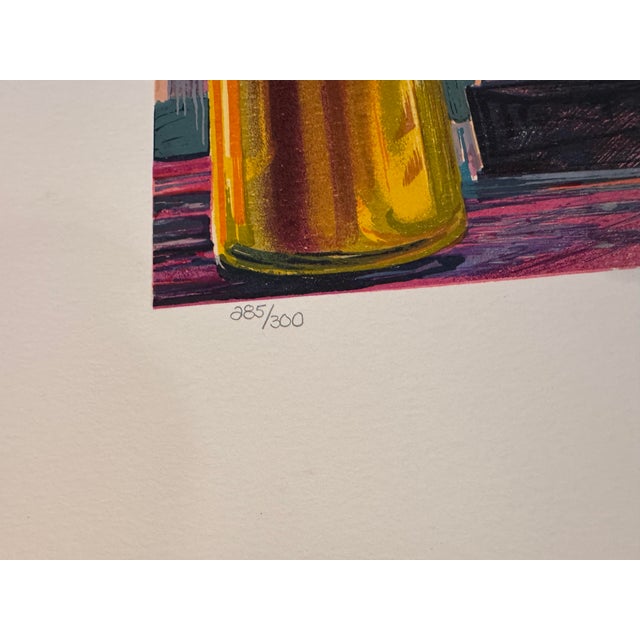 Art Deco 1980s Michael Young “Ladies Ready-to-Wear” Contemporary Serigraph, Signed & Numbered 285/300, Art Deco Style For Sale - Image 3 of 11