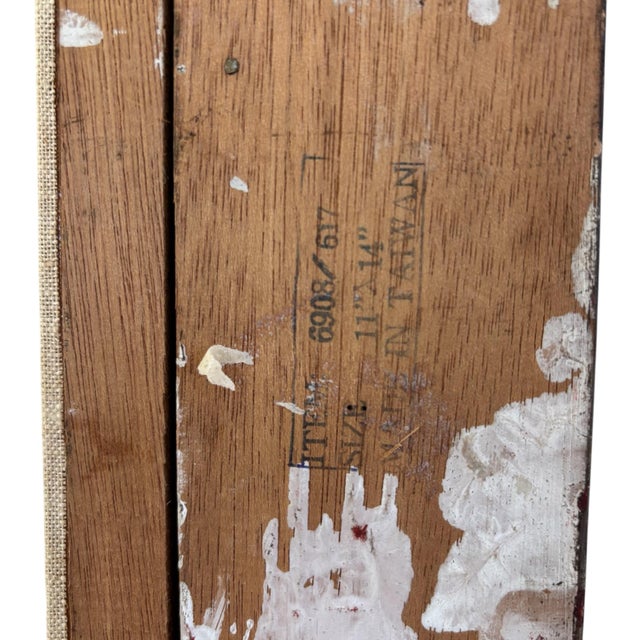 Pair of Navy Gilded Gold Hand Carved Art Deco Wood Frames For Sale - Image 11 of 11