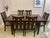 Ethan Allen Horizon Collection 7-piece dining set, full size seating for six. Original "Canyon" finish has a deep, warm...