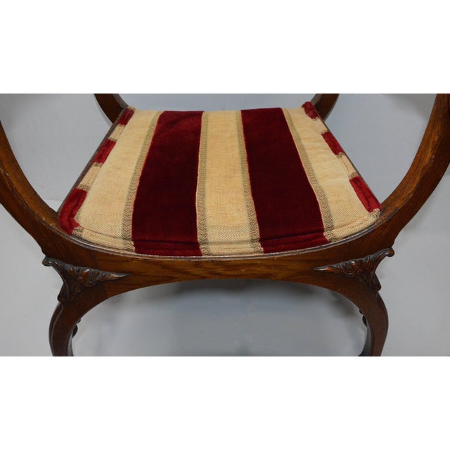 Campaign 19th Century Campaign Prayer Chair For Sale - Image 3 of 11