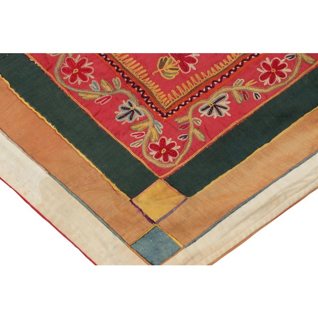 This 2x2 vintage Indian textile and square tapestry is from an exceptional new curation in Rug & Kilim’s Tapestry &...