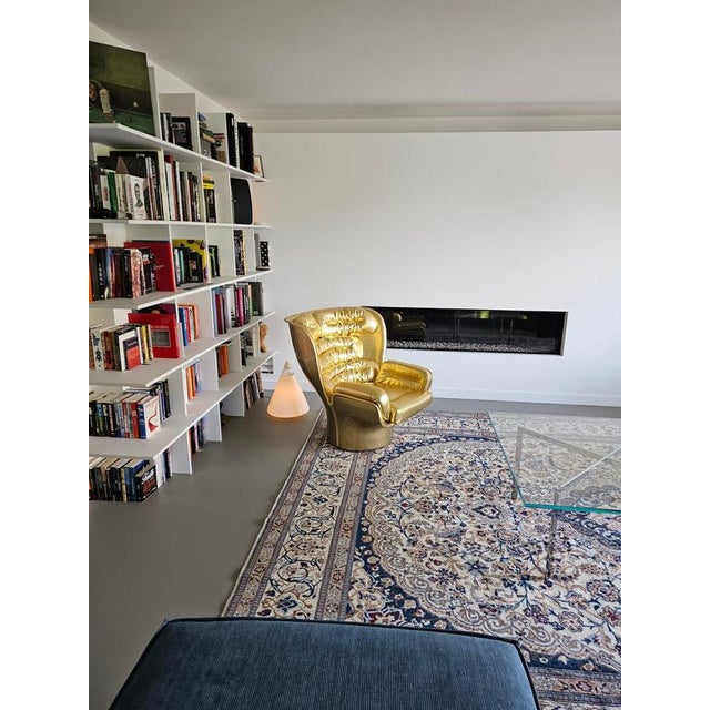 Limited Edition Golden No. 1920 Elda Chair by Joe Colombo for Longhi, Italy For Sale - Image 7 of 10