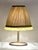 Mid-Century Minimalist German Table Lamp with Brass Base and Fabric Shade from Lamplove, 1950s For Sale - Image 10 of 10