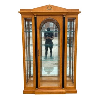 Thomasville Grand Classics Neoclassical Cherry Biedermeier Curio China Cabinet B For Sale