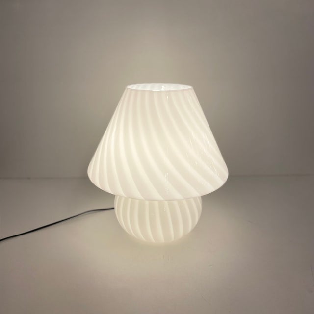 Glass Murano Table Lamp, 1970s For Sale - Image 7 of 14