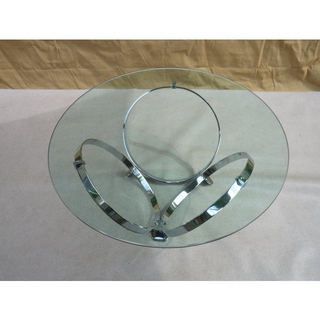 Metal Table Basse in Circles by Knut Hesterberg from Ronald Schmitt, 1960s For Sale - Image 7 of 11