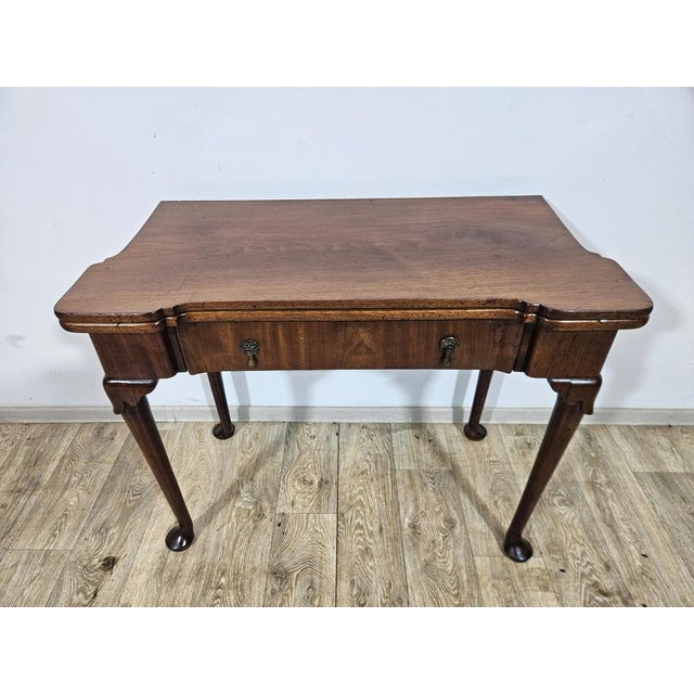 Antique Game Table in Walnut, 1800s For Sale - Image 3 of 18
