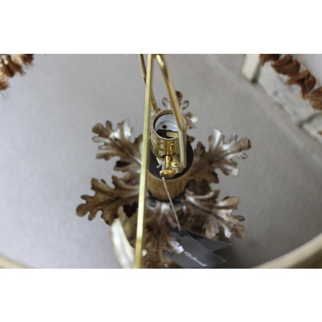 Traditional Table Lamp by John Richards Lamp With Tassel Trimmed Shade For Sale - Image 10 of 18