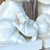 Off-white Late 20th Century Vintage Asian Glazed Ceramic Foo Dogs - a Pair For Sale - Image 8 of 14