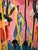 This expressive acrylic abstract painting by Shane Bowden (b. 1974) captures raw emotion through bold color and gestural...