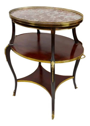 French Louis XVI Style Tree-Tier Dessert & Tea Table
