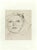 The Portrait is an Original drawing in pen realized by Lucien Coutaud in the 1935s. Stamp Signed on the rear. Good...