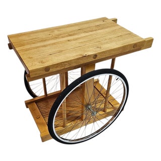 1960s Butcher Block Cart For Sale