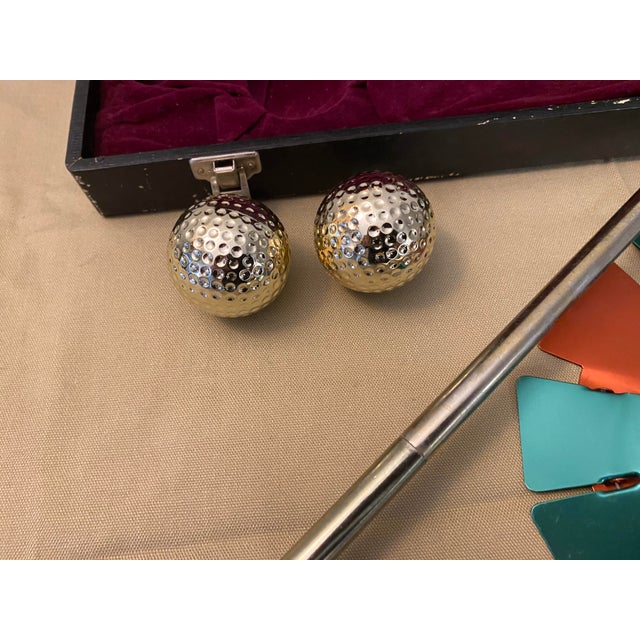 Vintage Golf Putting Briefcase Office Set- 7 Pieces For Sale - Image 9 of 12