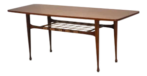 1960s Danish Modern Style Teak Coffee Table